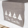 Personalised Christmas Tree Dining Table Runner, thumbnail 2 of 4
