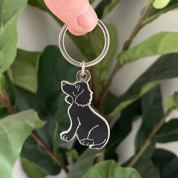 Cocker Spaniel Keyring Or Bag Charm, 2 of 6