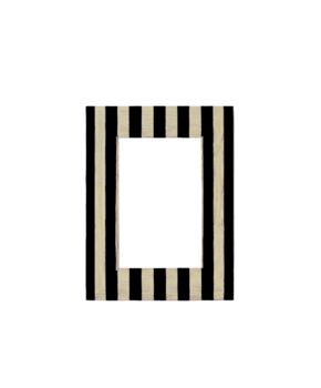 Upcycled Hand Painted Stripe Eco Wooden Photo Frame, 7 of 12