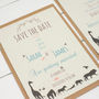 Animal Wedding Invitation Set, thumbnail 4 of 7