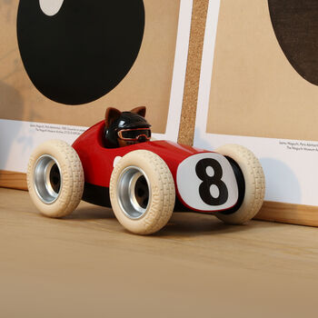 Midi Egg Racing Car With Carlos The Cat, 11 of 11