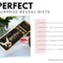 Personalised Novelty Size Gold Theatre Ticket, thumbnail 9 of 10
