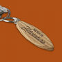 'The Key To Adventure' Oak Surfboard Keyring |, thumbnail 1 of 2