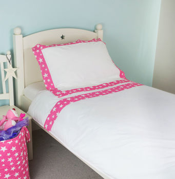 Grey Star Reversible Bedding Set Can Be Personalised, 4 of 11