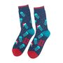 Men's Bamboo Socks Christmas Jellyfish, thumbnail 1 of 5