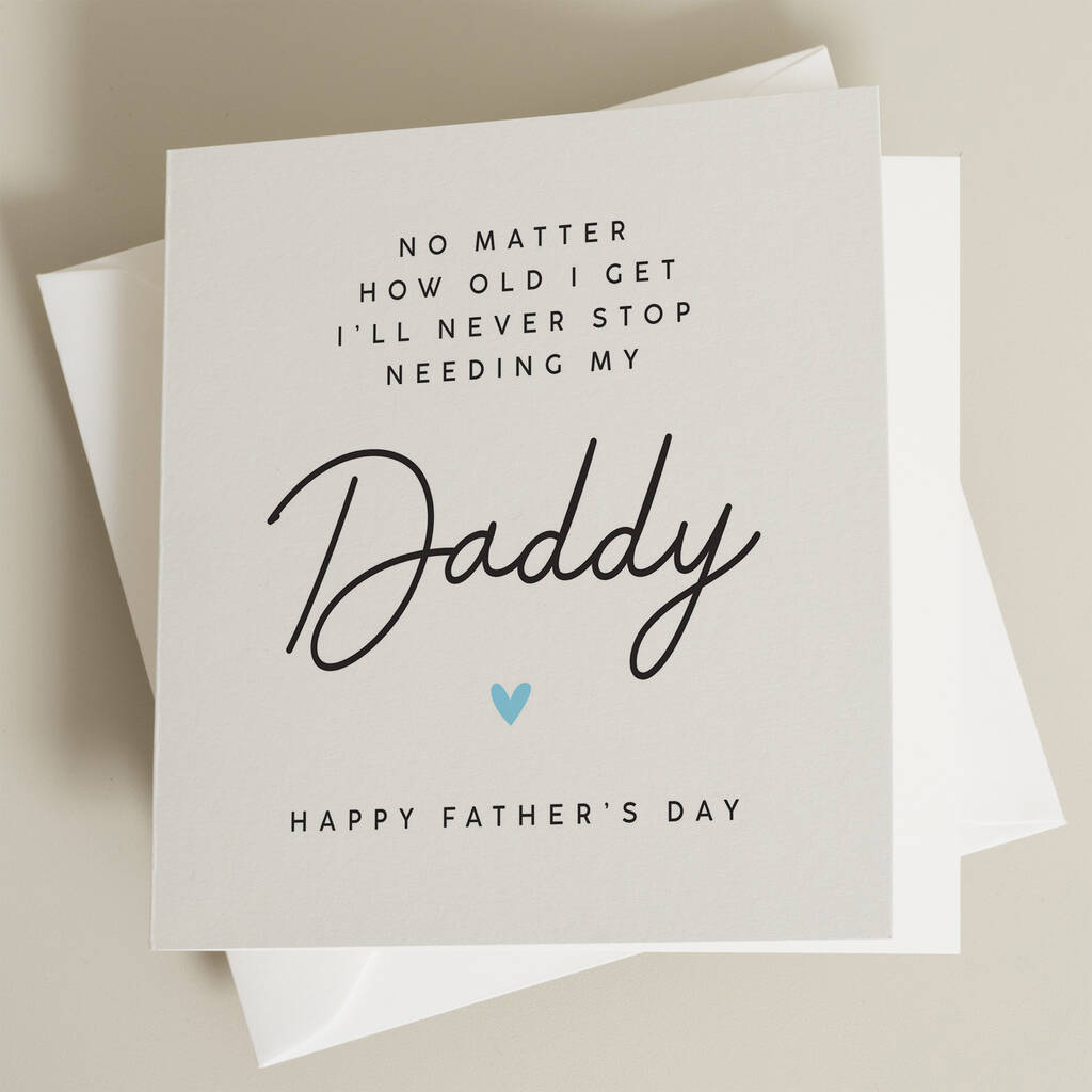 Cute Fathers Day Card To Daddy By Paper Scene