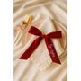 Embroidered Velvet Ribbon Place Setting, thumbnail 2 of 9