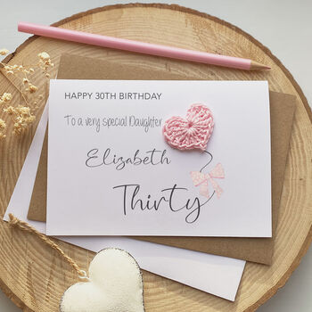 Personalised 30th Birthday Daughter Card, 2 of 2
