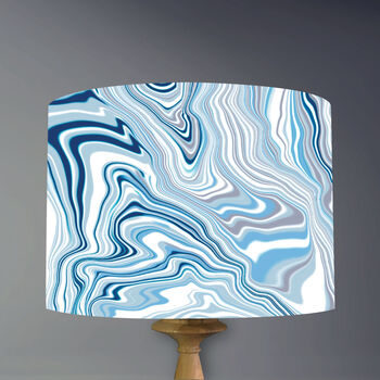 Marble Lampshade In Ink, 4 of 4