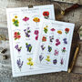 Wildflower Art Print In Two Sizes Available, A5 And A4, thumbnail 1 of 5