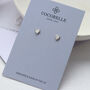 Silver Heart Studs, thumbnail 4 of 4