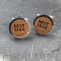 Personalised Best Man/Usher Wedding Cufflinks, thumbnail 1 of 7