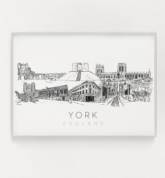 York City Skyline Art Print, 2 of 6