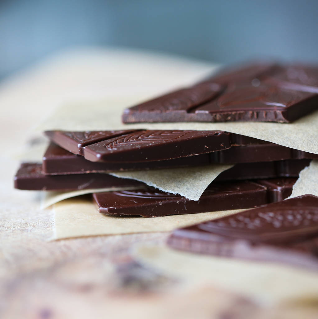 Luxury Vegan Madagascan Vanilla Dark Chocolate Bars By Brontie & Co