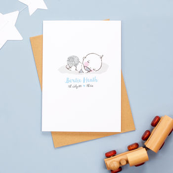 Personalised New Baby Card, 2 of 4