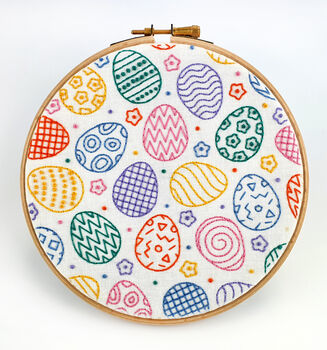 Easter Egg Bonanza Embroidery Kit, 5 of 9