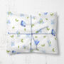 Blue Butterfly Gift Wrapping Paper Roll Or Folded, thumbnail 1 of 4