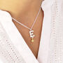 Pearl Alphabet Necklace With Star Charm, thumbnail 3 of 9