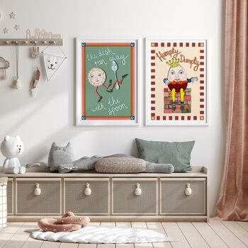Humpty Dumpty Vintage Nursery Print, 6 of 12