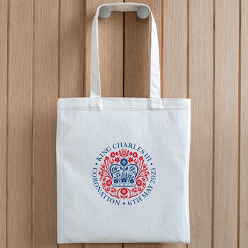 King's Coronation Official Emblem Tote Bag, 2 of 2