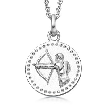 Sterling Silver Zodiac Star Sign Necklace, 10 of 12