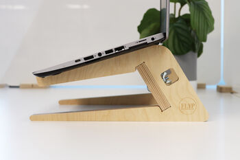 F.S.C Birch Ply Laptop Stand, 3 of 6