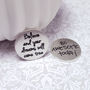 Personalised Silver Message Token, thumbnail 3 of 5