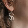 Athena Recycled Silver Earrings, thumbnail 1 of 6