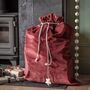 Velvet Christmas Sack, thumbnail 1 of 3