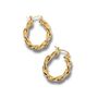 18 K Gold Plated Brooklyn Hoops, thumbnail 1 of 7