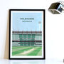 Contemporary Cricket Ground Print Gift, Framed Or Unframed, thumbnail 10 of 12