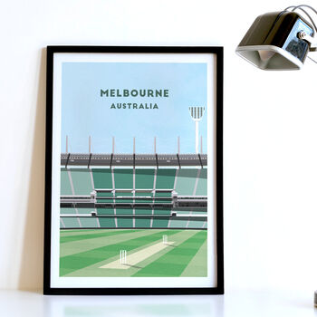 Contemporary Cricket Ground Print Gift, Framed Or Unframed, 10 of 12