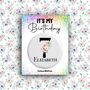 Personalised Floral Age Birthday Badge, thumbnail 3 of 4