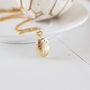 Gold Plated Scarab Beetle Necklace, thumbnail 6 of 7