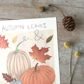 Autumn Leaves Luxury Print, 5 of 6