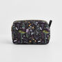 Wilderness Black Cosmetic Bag, thumbnail 1 of 7