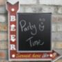 Beer Light Up Sign With Chalk Board, thumbnail 1 of 2