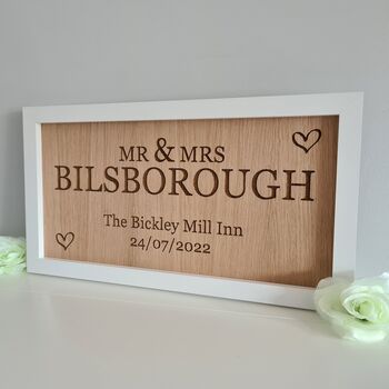 Personalised Wedding Top Table Sign, 5 of 6