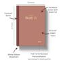 2026 Personalised A5 Weekly Planner With Gold Foil, thumbnail 6 of 10