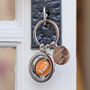 Personalised Spinning Rugby Ball Keyring, thumbnail 1 of 3