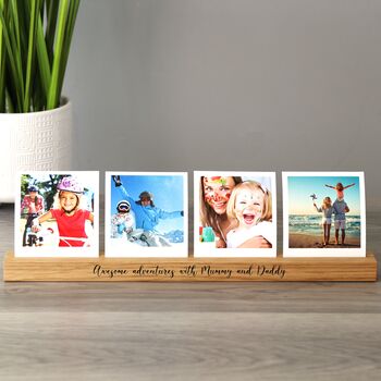 Personalised My Daddy My Hero Photo Block And Prints, 6 of 12