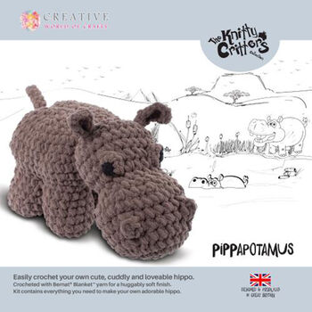 Pippapotamus Hippo Crochet Kit, 2 of 3