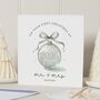 Mr And Mrs First Christmas Card, thumbnail 1 of 7