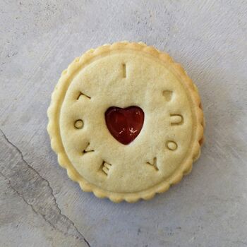 Individual 'I Love You' Biscuit, 2 of 3