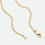 9ct Yellow Gold Solid Curb Chain 18 Inch, thumbnail 4 of 4