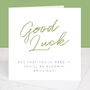 Bloomin' Brilliant Good Luck Card, thumbnail 3 of 4