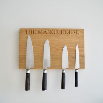 Magnetic Wooden Knife Rack, 4 of 5