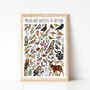 Moorland Wildlife Of Britain Wildlife Print, thumbnail 6 of 9