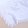 Personalised White Shawl For Christening, thumbnail 1 of 7