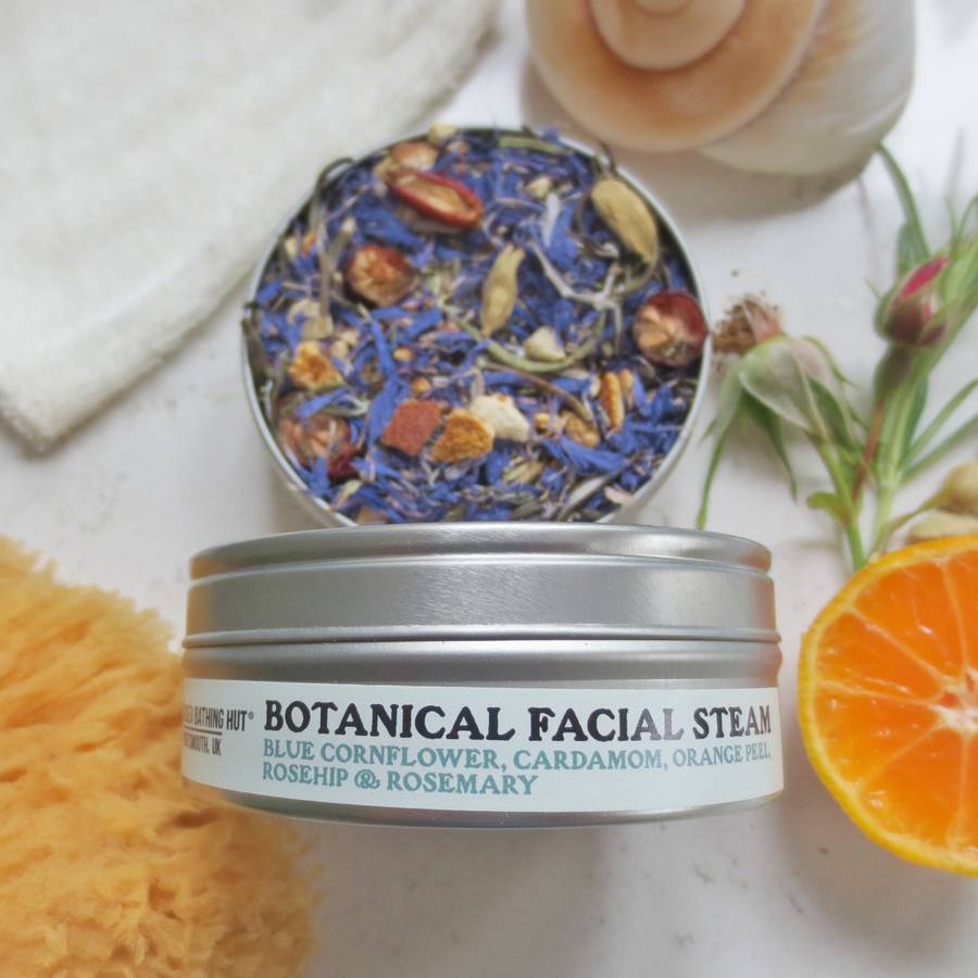 refresh, tone and uplift botanical facial steam by southsea bathing hut